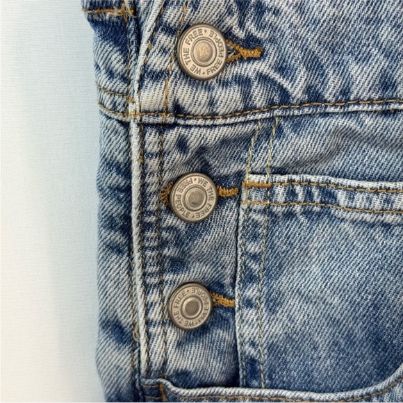 Free People Ziggy Shortalls Overalls size Small - Picture 3 of 7